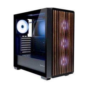 8436617921100 | P/N: UK121804 | Cod. Artículo: DSP0000035142 Caja ordenador gaming unykach revelat madeira atx argb cristal templado negra