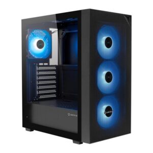 8436617921308 | P/N: UK121805 | Cod. Artículo: DSP0000035145 Caja ordenador gaming unykach revelat mesh compact edition atx argb cristal templado negra
