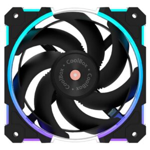 8436624423529 | P/N: COO-VA12-04ARB | Cod. Artículo: MGS0000036189 Ventilador caja coolbox 120 mm  x12 ring argb