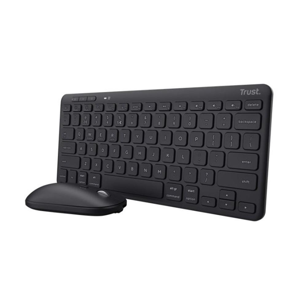 8713439250619 | P/N: 25061 | Cod. Artículo: MGS0000024203 Teclado + raton trust lyra inalambrico multidispositivo