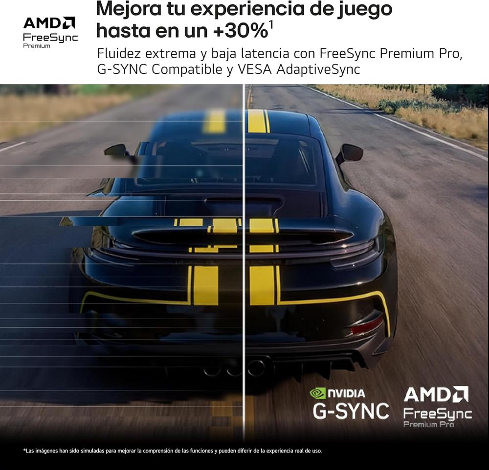 Monitor curvo gaming lg 39gx950b - b 38.6 pulgadas 5k2k 165hz - Imagen 6