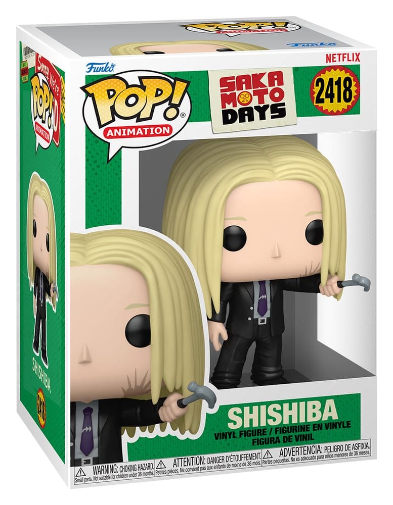 889698906579 | P/N: 90657 | Cod. Artículo: MGS0000034008 Funko pop animatión: sakamoto days - shishiba