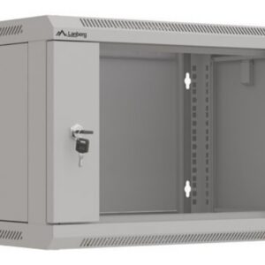 ARMARIO LANBERG MURAL RACK 19" 6U 540X350 FLAT PACK GRIS PUERTA CRISTAL 5901969446906 WF03-5306-10S