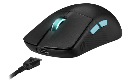 ASUS ROG Harpe Ace Aim Lab Edition ratón Ambidextro RF Wireless + Bluetooth + USB Type-A Óptico 36000 DPI - Imagen 9