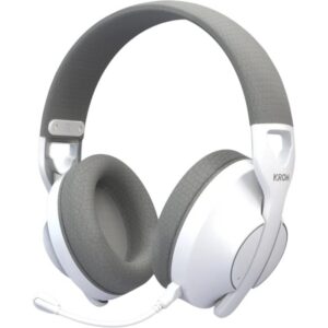 Auriculares Gaming Inalámbricos con Micrófono Krom Phase/ Bluetooth/ Jack 3.5/ USB 2.0/ Blancos 8436587976674 NXKROMPHASEWH KROM-AUR PHASE WH