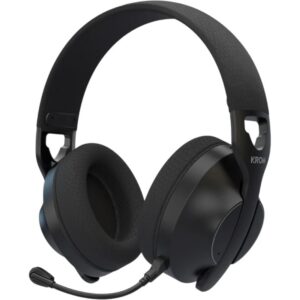 Auriculares Gaming Inalámbricos con Micrófono Krom Phase/ Bluetooth/ Jack 3.5/ USB 2.0/ Negros 8436587976667 NXKROMPHASEBK KROM-AUR PHASE BK