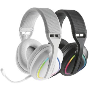 Auriculares Gaming Inalámbricos con Micrófono Mars Gaming MHW-QUASAR/ Jack 3.5/ Bluetooth/ Blancos 8435693114185 MHWQUASARW TAC-AUR MHW-QUASAR WH