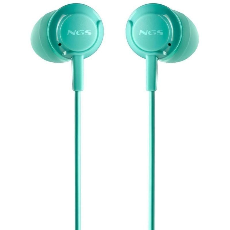 Auriculares Intrauditivos NGS Cross Drift/ con Micrófono/ Jack 3.5/ Verdes - Imagen 3