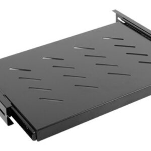 BANDEJA LANBERG DESLIZANTE 1U 465x347MM HASTA 60KG RACK DE 19" NEGRO 5901969403633 AK-1006-B