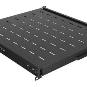 BANDELA LANBERG DESLIZANTE 1U 445X500MM HASTA 35KG RACK 19" NEGRO 5901969447330 AK-1021-B