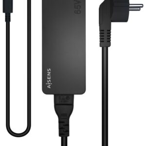 CARGADOR AISENS 65W PD3.0 1XUSB-C 1.8M NEGRO 8436574707946 ASCH-1PD65D-BK