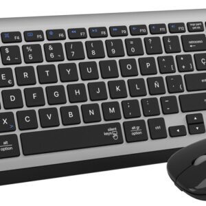 COMBO TECLADO RATON SUBBLIM DUAL PRESTIGE EXTENDIDO GRIS/NEGRO 8436586742638 SUBKBC-DCEP20