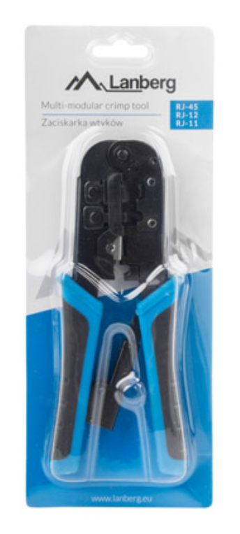 CRIMPADORA LANBERG UNIVERSAL RJ45/RJ11/RJ12/RJ9 5901969404326 NT-0201
