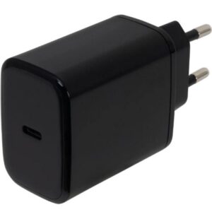 Cargador de Pared GaN Fonestar POWER-C-65/ 1xUSB Tipo-C/ 65W/ Negro 8422521031080 POWER-C-65 FONE-CARGA POWER-C-65