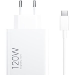 Cargador de Pared Xiaomi 120W HyperCharge Combo (Type-A)/ 1xUSB + Cable USB Tipo-C/ 120W 6941812714638 BHR9462EU XIA-CAR 120W HYPC COM USBA