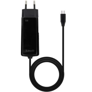 Cargador de Portátil GaN TooQ TQLC-USBCGAN90PD-C/ 1xUSB Tipo-C/ 90W/ Automático/ Voltaje 5-20V 8433281015272 TQLC-USBCGAN90PD-C TOO-CAR TQLC-USBCGAN90PD-C