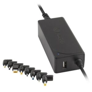 Cargador de Portátil NGS W-45W/ 1xUSB/ 45W/ Automático/ 8 Conectores/ Voltaje 19-20V 8435430611793 W-45W NGS-CAR W-45W