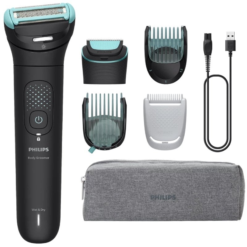 Cortabarbas Philips Body Groomer 7000 Series BG7470/15/ con Batería/ 5 Accesorios 8720689027083 BG7470/15 PHPAE-COR BG7470 15