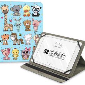 FUNDA TABLET SUBBLIM TRENDY CASE ANIMALS 11" 8436586742478 SUBCUT-4TC015