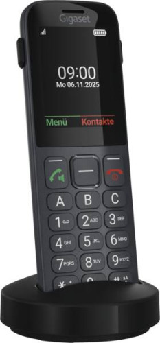 Gigaset Comfort 600 SIM 6,1 cm (2.4") 118 g Negro, Gris - Imagen 4