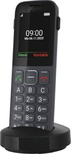 Gigaset Comfort 600 SIM 6,1 cm (2.4") 118 g Negro, Gris - Imagen 5