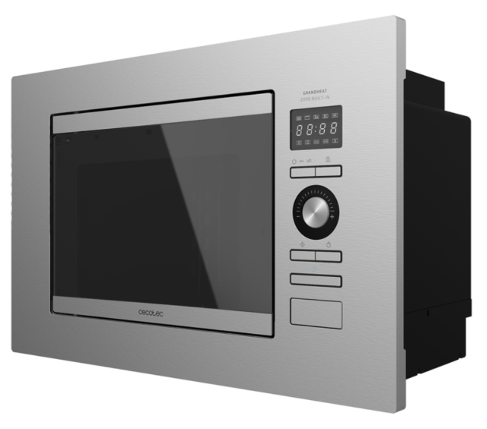 HORNO MICROONDAS INTEGRABLE CECOTEC GRANDHEAT 2090 8435484013826 01382