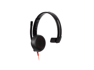 HP Poly Auriculares Poly Blackwire 5210 monaural USB-C + conector de 3,5 mm + adaptador USB-C/A - Imagen 4