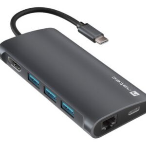 HUB USB-C 8 IN 1 NATEC FOWLER 2 3X USB 3.0 HUB HDMI 4K USB-C 5901969444438 NMP-2162