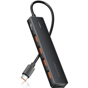 Hub USB 3.2 Vention CHJBB/ 4xUSB/ 1xUSB Tipo-C 6922794786196 CHJBB VEN-HUB CHJBB