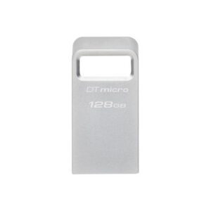 Kingston Technology DataTraveler Micro unidad flash USB 128 GB USB tipo A 3.2 Gen 1 (3.1 Gen 1) Plata 0740617328028 | P/N: DTMC3G2/128GB | Ref. Artículo: 1357736