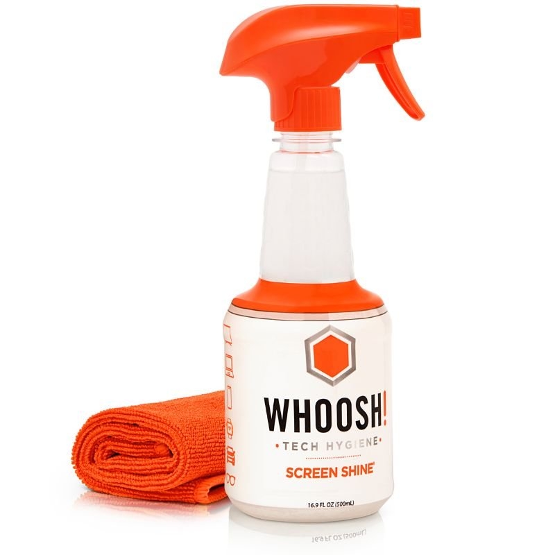 Kit Limpiador de Pantallas Whoosh WSH005/ Spray 500ml + Paño Microfibra - Imagen 2