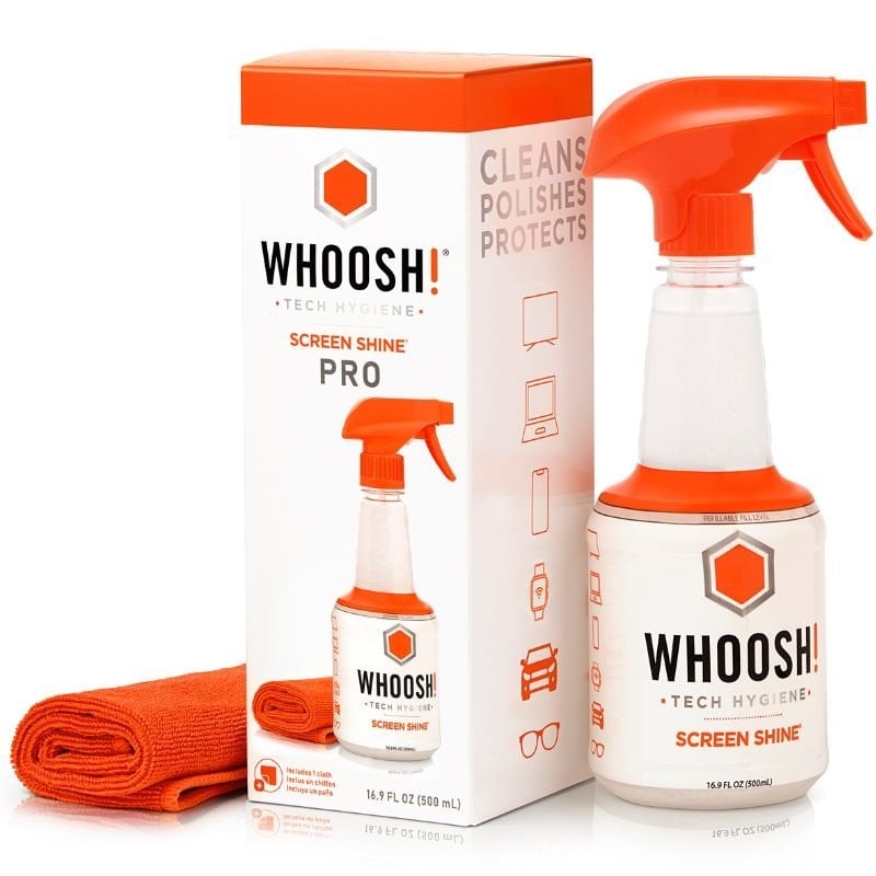 Kit Limpiador de Pantallas Whoosh WSH005/ Spray 500ml + Paño Microfibra 837296002025 WSH005 WHOS-SPRAY WSH005