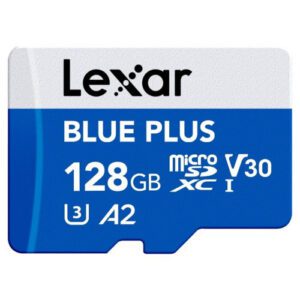 UP TO 170MB/s READ C10 A2 V30 U3 0843367139873 | P/N: LMSBLPL128G-BNANG | Ref. Artículo: 1406406
