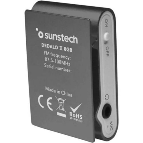 MP3 SUNSTECH DEDALO III 1.1" 8GB FM GRIS - Imagen 2