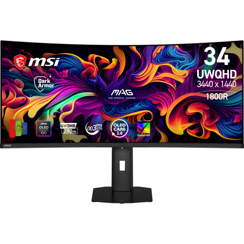 MSI MAG 341CQP QD-OLED X28 pantalla para PC 86 MSI MAG 341CQP QD-OLED X28 pantalla para PC 86