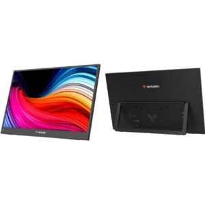 Monitor Portátil Verbatim Non-Touch Light 15.6"/ Full HD/ Multimedia/ Negro 023942324010 32401 VERB-M 32401