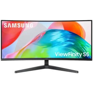 Monitor Profesional Ultraparonámico Curvo Samsung ViewFinity S5 S34H550GAU 34"/ UWQHD/ Negro 8806099184940 LS34H550GAUXEN SAM-M S34H550GAU