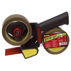 PACK PRECINTADORA MANUAL + 2 ROLLOS CINTA DE EMBALAJE MARRÓN 50MM X 66M HV.5066.R2D.B SCOTCH 7100298856 8021684012792 | P/N: 7100298856 | Ref. Artículo: 1374418