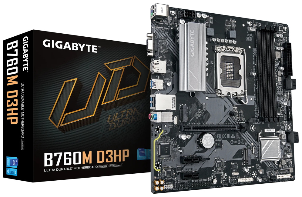 PLACA BASE GIGABYTE B760M D3HP DDR4 4719331864347 9MB76M3HP-00-G10