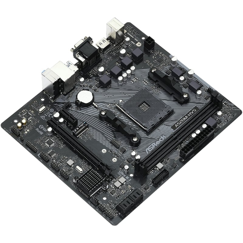 Placa Base Asrock A520M-HVS/ DDR4/ PCIe 3.0/ Socket AM4/ Micro ATX - Imagen 4