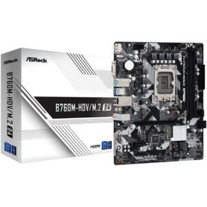 Placa Base Asrock B760M-HDV M2 D4 Socket 1700/ DDR4/ PCIe 4.0/ Micro ATX 4710483942020 90-MXBL40-A0UAYZ ASR-PB B760M-HDV M2 D4