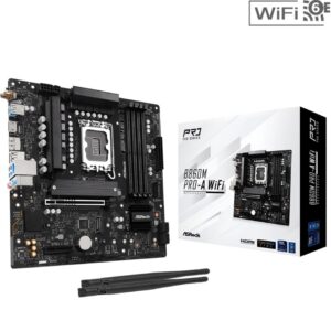 Placa Base Asrock B860M PRO-A WIFI Socket 1851/ DDR5/ PCIe 5.0/ Micro ATX 4711581490307 90-MXBRS0-A0UAYZ ASR-PB B860M PRO-A WIFI