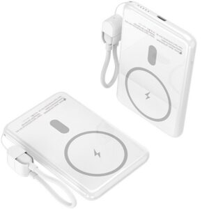 Powerbank 5000mAh Leotec LEPOWW20W5W/ 20W/ Wireless/ Blanca/ Incluye Cable USB Tipo-C 8436588883766 LEPOWW20W5W LEO-BAT PB INAL 20 5000 WH