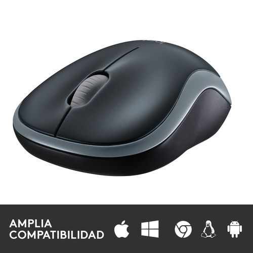 RATON LOGITECH M185 INALAMBRICO NEGRO/GRIS - Imagen 5