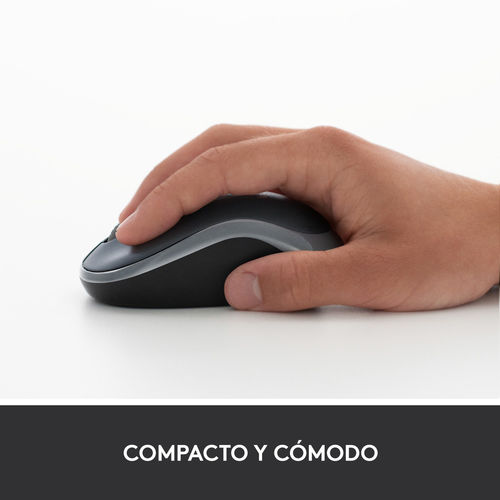 RATON LOGITECH M185 INALAMBRICO NEGRO/GRIS - Imagen 6