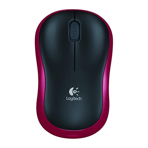 RATON LOGITECH M185 INALAMBRICO NEGRO/ROJO - Imagen 3