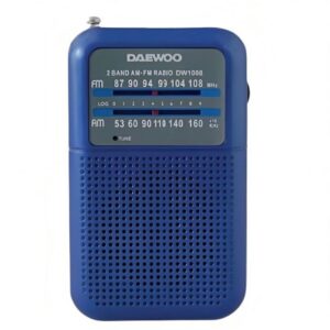 Radio Portátil Daewoo DW1008/ a Pilas/ Azul 8436533798459 DW1008BL DAE-RADIO DW1008 BL