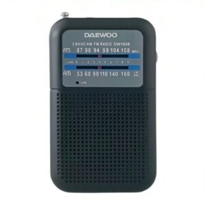 Radio Portátil Daewoo DW1008/ a Pilas/ Negra 8436533798466 DW1008BK DAE-RADIO DW1008