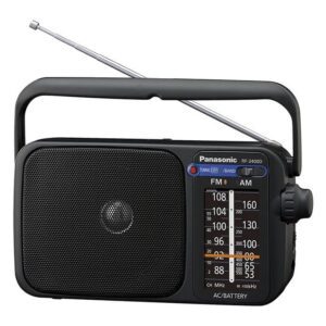 Radio Portátil Panasonic RF-2400DEG-K/ a Pilas/ con Cable/ Negra 5025232863440 RF-2400DEG-K PAN-RADIO RF-2400DEG-K