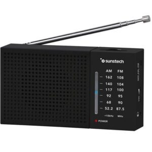 Radio Portátil Sunstech RPS412/ a Pilas/ Negra 8429015019807 RPS412BK SUN-RADIO RPS412BK